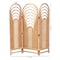Bali & Pari Golda Modern Bohemian Natural Brown Rattan Room Divider 236-13259-ZORO - alternate 5